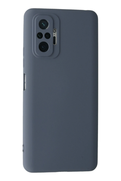 Newface Xiaomi Redmi Note 10 Pro Kılıf Nano içi Kadife Silikon - Gri resmi