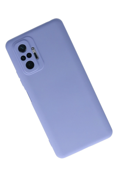 Newface Xiaomi Redmi Note 10 Pro Kılıf Nano içi Kadife Silikon - Lila resmi