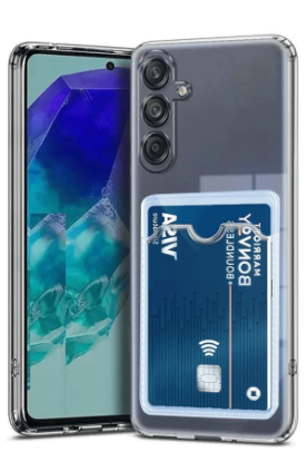 Newface Samsung Galaxy A36 Kılıf Kart Şeffaf Silikon - Şeffaf resmi