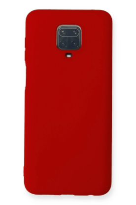Newface Xiaomi Redmi Note 9 Pro Kılıf Nano içi Kadife Silikon - Kırmızı resmi