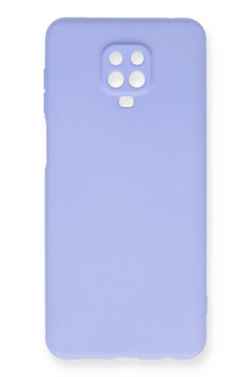 Newface Xiaomi Redmi Note 9 Pro Kılıf Nano içi Kadife Silikon - Lila resmi