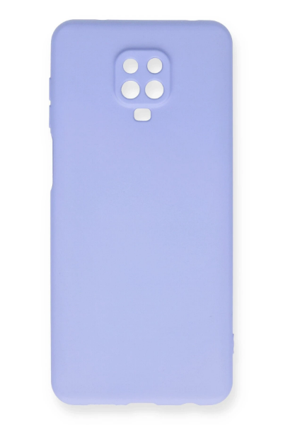 Newface Xiaomi Redmi Note 9 Pro Kılıf Nano içi Kadife Silikon - Lila resmi
