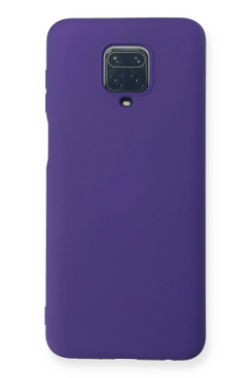 Newface Xiaomi Redmi Note 9 Pro Kılıf Nano içi Kadife Silikon - Mor resmi