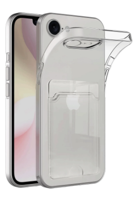Newface iPhone 16E Kılıf Kart Şeffaf Silikon - Şeffaf resmi