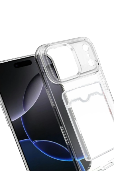 Newface Apple iPhone 17 Pro Kart Şeffaf Silikon - Şeffaf resmi