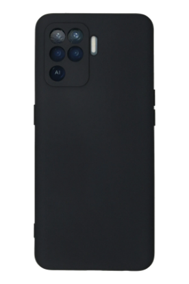 Newface Oppo Reno 5 Lite Kılıf Nano içi Kadife Silikon - Lacivert resmi