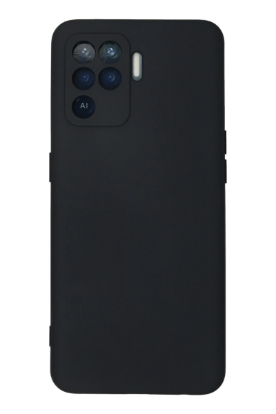 Newface Oppo Reno 5 Lite Kılıf Nano içi Kadife Silikon - Lacivert resmi