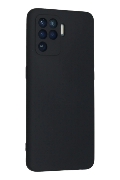 Newface Oppo Reno 5 Lite Kılıf Nano içi Kadife Silikon - Lacivert resmi