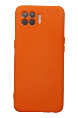 Newface Oppo Reno 4 Lite Kılıf Nano içi Kadife Silikon - Turuncu resmi