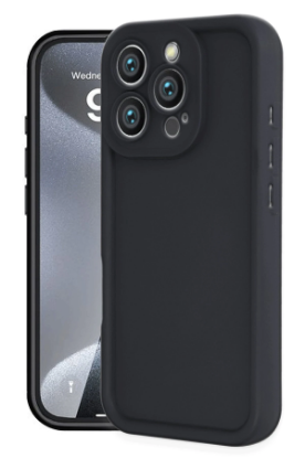 Newface iPhone 16 Pro Kılıf Viera Silikon - Siyah resmi