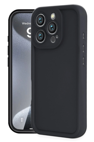 Newface iPhone 16 Pro Max Kılıf Viera Silikon - Siyah resmi