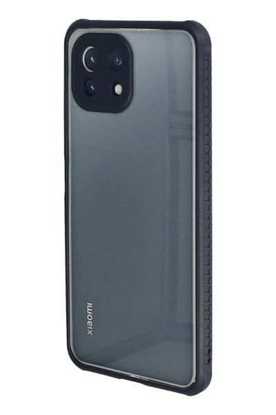 Newface Xiaomi Mİ 11 Lite Kılıf Miami Şeffaf Silikon - Lacivert resmi