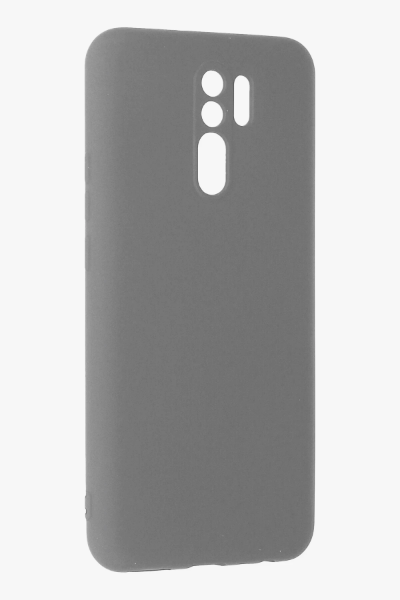 Newface Xiaomi Redmi 9 Kılıf Nano içi Kadife Silikon - Gri resmi