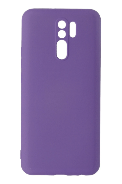 Newface Xiaomi Redmi 9 Kılıf Nano içi Kadife Silikon - Mor resmi