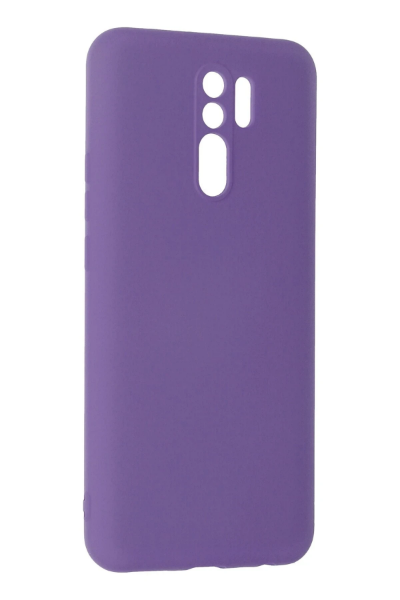 Newface Xiaomi Redmi 9 Kılıf Nano içi Kadife Silikon - Mor resmi