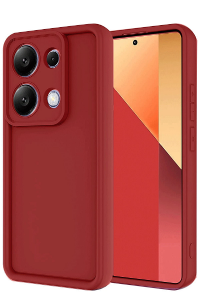 Newface Xiaomi Redmi Note 13 Pro 4G Kılıf Viera Silikon - Kırmızı resmi