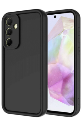 Newface Samsung Galaxy A16 5G Kılıf Viera Silikon - Siyah resmi