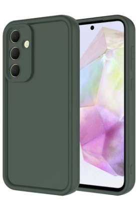 Newface Samsung Galaxy A16 5G Kılıf Viera Silikon - Koyu Yeşil resmi