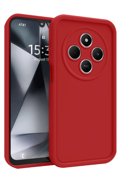 Newface Xiaomi Redmi 14C Kılıf Viera Silikon - Kırmızı resmi