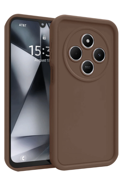 Newface Xiaomi Redmi 14C Kılıf Viera Silikon - Kahverengi resmi