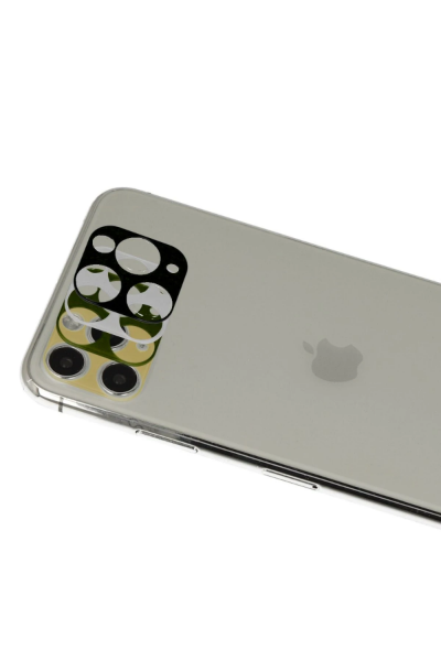 Newface iPhone 11 Pro Max Rainbow Kamera Lens Koruma Cam - Yeşil resmi