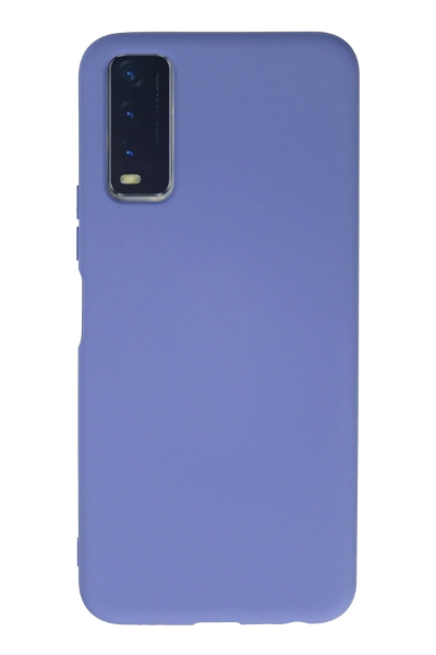 Newface Vivo Y11S Kılıf Nano içi Kadife Silikon - Lila resmi