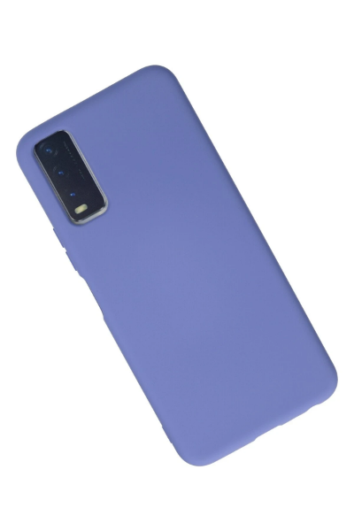 Newface Vivo Y11S Kılıf Nano içi Kadife Silikon - Lila resmi
