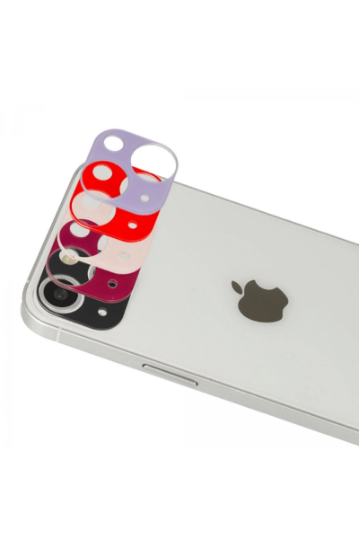 Newface iPhone 13 Rainbow Kamera Lens Koruma Cam - Kırmızı resmi