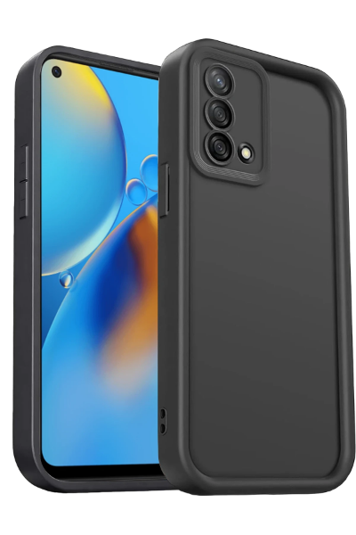 Newface Oppo A74 4G Kılıf Viera Silikon - Siyah resmi