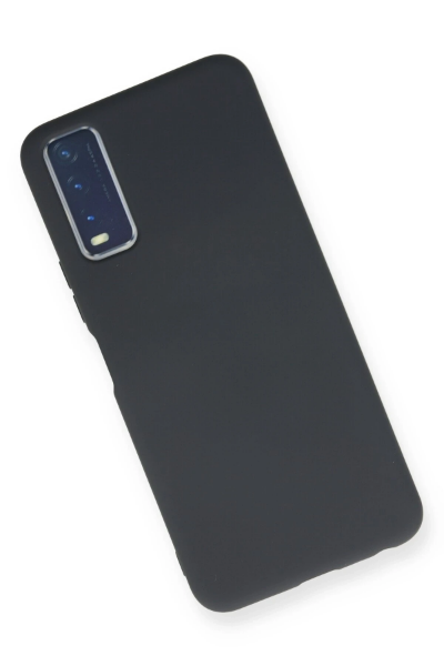 Newface Vivo Y11S Kılıf Nano içi Kadife Silikon - Lacivert resmi