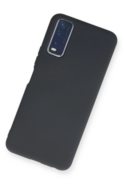 Newface Vivo Y11S Kılıf Nano içi Kadife Silikon - Lacivert resmi