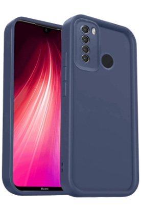 Newface Xiaomi Redmi Note 8 Kılıf Viera Silikon - Lacivert resmi