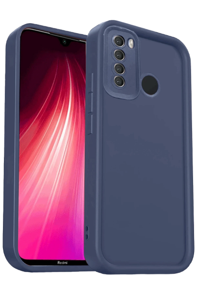 Newface Xiaomi Redmi Note 8 Kılıf Viera Silikon - Lacivert resmi