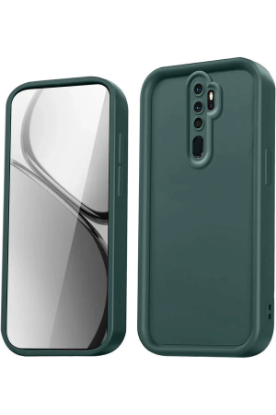 Newface Xiaomi Redmi Note 8 Pro Kılıf Viera Silikon - Koyu Yeşil resmi