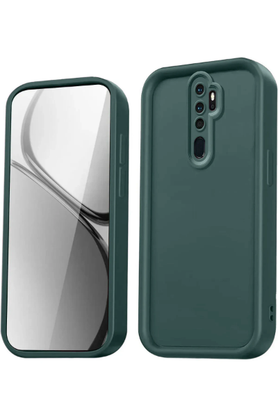 Newface Xiaomi Redmi Note 8 Pro Kılıf Viera Silikon - Koyu Yeşil resmi