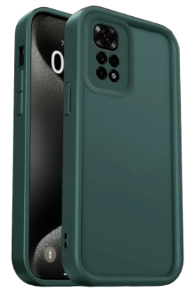 Newface Xiaomi Redmi 10 2022 Kılıf Viera Silikon - Koyu Yeşil resmi