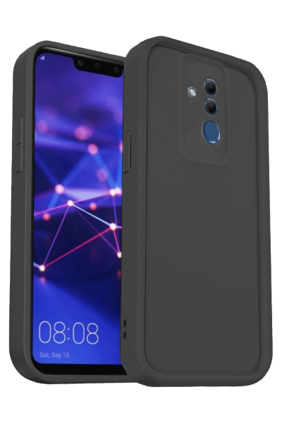 Newface Huawei Mate 20 Lite Kılıf Viera Silikon - Siyah resmi