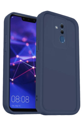 Newface Huawei Mate 20 Lite Kılıf Viera Silikon - Lacivert resmi