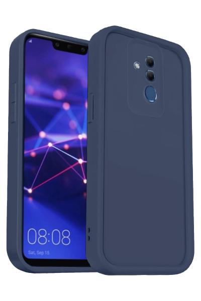 Newface Huawei Mate 20 Lite Kılıf Viera Silikon - Lacivert resmi