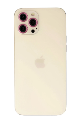 Newface iPhone 12 Pro Max Metal Kamera Lens - Pembe resmi