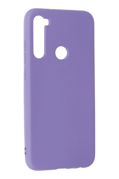 Newface Xiaomi Redmi Note 8 Kılıf Nano içi Kadife Silikon - Lila resmi