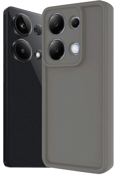 Newface Xiaomi Redmi Note 13 Pro 4G Kılıf Viera Silikon - Gri resmi