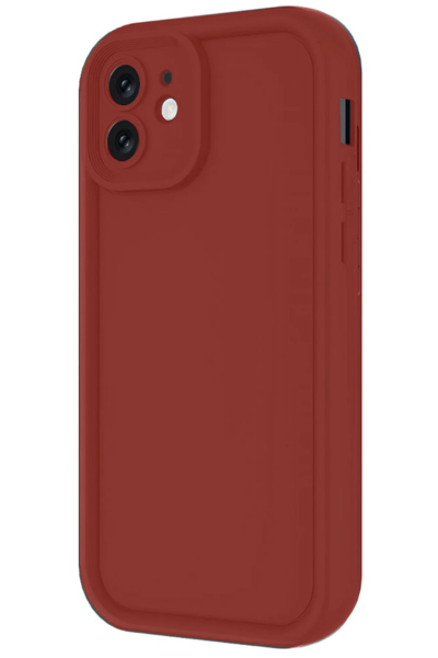 Newface iPhone 11 Kılıf Viera Silikon - Bordo resmi
