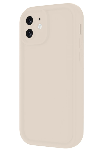 Newface iPhone 11 Kılıf Viera Silikon - Krem resmi