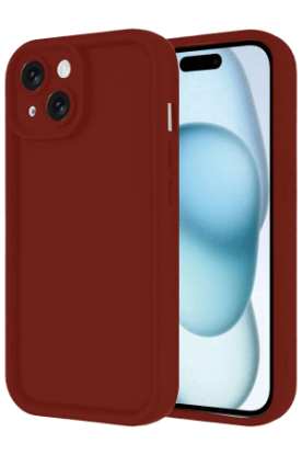 Newface iPhone 14 Kılıf Viera Silikon - Bordo resmi