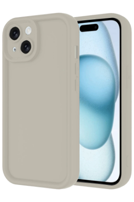 Newface iPhone 14 Kılıf Viera Silikon - Krem resmi