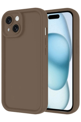 Newface iPhone 14 Kılıf Viera Silikon - Kahverengi resmi