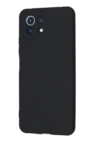 Newface Xiaomi Mİ 11 Lite Kılıf Nano içi Kadife Silikon - Lacivert resmi