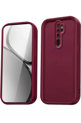 Newface Xiaomi Redmi Note 8 Pro Kılıf Viera Silikon - Bordo resmi