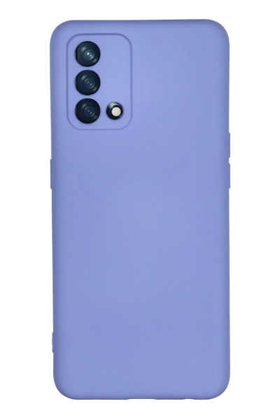 Newface Oppo A74 4G Kılıf Nano içi Kadife Silikon - Lila resmi